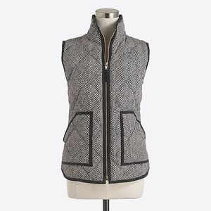 JCrew Factory Size XS herringbone vest